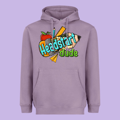 Headstart Dude Heavyweight Hoodie Designed By Jasminsmagicworld