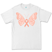 White gynecologic cancer support t  shirt gynecological cancer awareness pea Premium Tee - linhVisuals