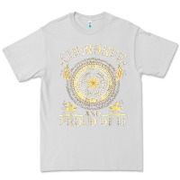 Dove Grey cherokee native american and proud of t shirt Premium Tee - linhVisuals