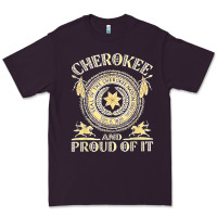 Plum cherokee native american and proud of t shirt Premium Tee - linhVisuals