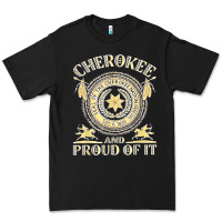 Black cherokee native american and proud of t shirt Premium Tee - linhVisuals