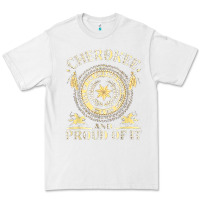 White cherokee native american and proud of t shirt Premium Tee - linhVisuals
