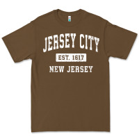 Cacao jersey city new jersey nj vintage established sports design pullover h Premium Tee - linhVisuals