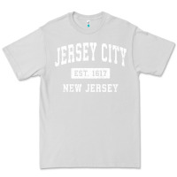 Dove Grey jersey city new jersey nj vintage established sports design pullover h Premium Tee - linhVisuals
