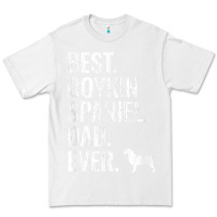 White mens best boykin spaniel dad ever   cool dog owner gift Premium Tee - linhVisuals