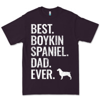 Plum mens best boykin spaniel dad ever   cool dog owner gift Premium Tee - linhVisuals