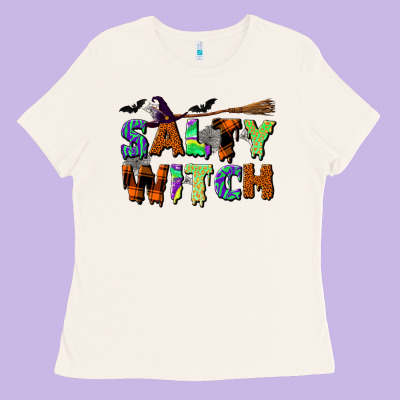 Salty Witch Ladies Tee Designed By Bundleandbundleshop