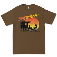 Cacao baywatch lifeguard sunset t shirt Premium Tee - linhVisuals