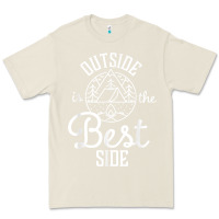 Bone outside is the best side for outdoor campers and hikers t shirt Premium Tee - linhVisuals