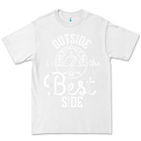 White outside is the best side for outdoor campers and hikers t shirt Premium Tee - linhVisuals