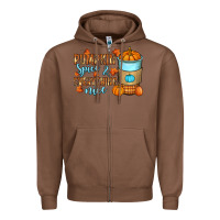 Chestnut Pumpkin spice and everything nice Zipper Hoodie - RanaPortraitStore