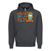 Smoke Pumpkin spice and everything nice Zipper Hoodie - RanaPortraitStore