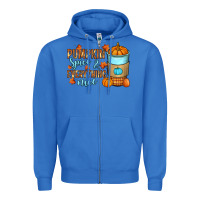 True Royal Pumpkin spice and everything nice Zipper Hoodie - RanaPortraitStore