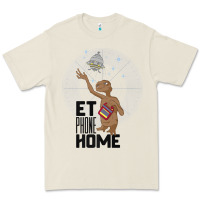 Bone e.t. phone home spaceship flying away premium t shirt Premium Tee - linhVisuals