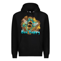 Black bee happy Premium Hoodie - Artiststas