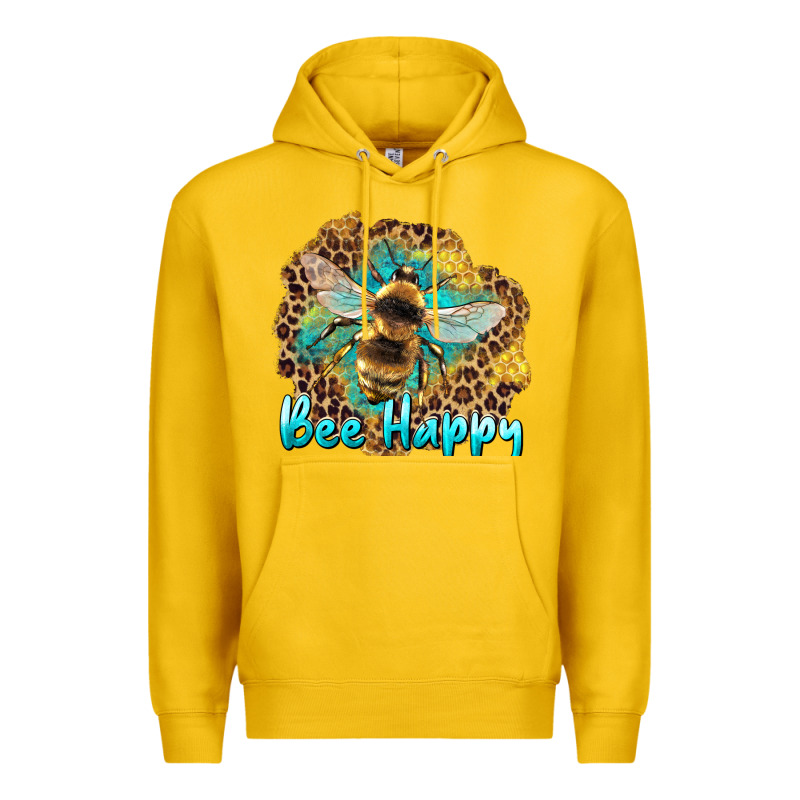Bee Happy Premium Hoodie by Artiststas | Teevron