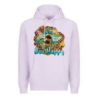 Lilac bee happy Premium Hoodie - Artiststas
