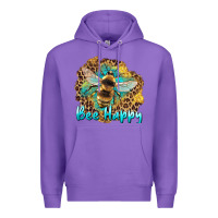 Purple bee happy Premium Hoodie - Artiststas