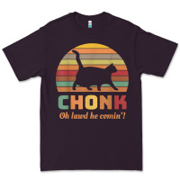 Plum chonk cat scale meme retro oh lawd he comin' memes t shirt Premium Tee - linhVisuals
