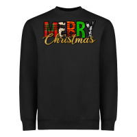 Black merry christmas western Heavyweight Sweatshirt - Jasminsmagicworld