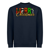 Navy merry christmas western Heavyweight Sweatshirt - Jasminsmagicworld