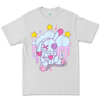 Dove Grey bunny pastel goth voodoo doll t shirt Premium Tee - linhVisuals
