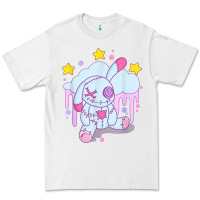 White bunny pastel goth voodoo doll t shirt Premium Tee - linhVisuals