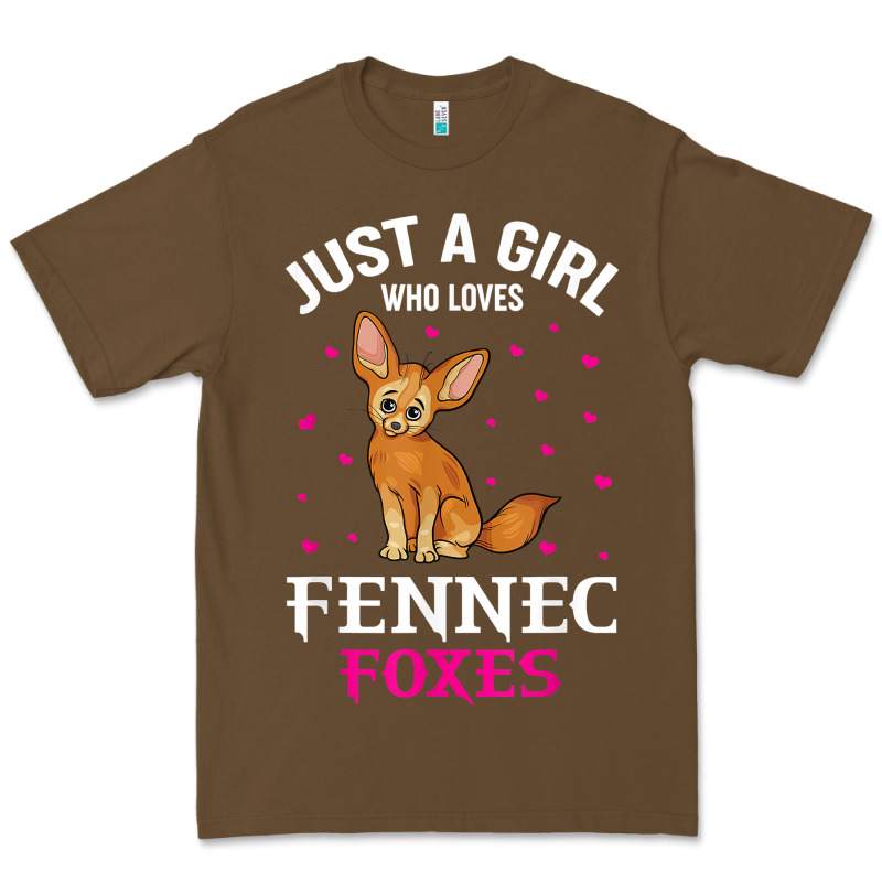 Fennec Fox Just A Girl Who Loves Fennec Foxes T Shirt Premium Tee by linhVisuals | Teevron
