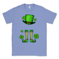 Colony Blue Custom name St. Patrick's leprechaun Classic Tee - OliviaCreatesArt