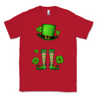Red Custom name St. Patrick's leprechaun Classic Tee - OliviaCreatesArt