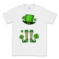 White Custom name St. Patrick's leprechaun Classic Tee - OliviaCreatesArt