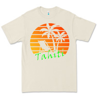 Bone outdoor t  shirt tahiti retro vintage sunset t  shirt Premium Tee - linhVisuals