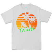 Outdoor T  Shirt Tahiti Retro Vintage Sunset T  Shirt Premium Tee | Teevron