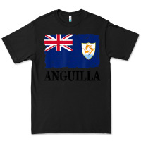 Black flag of anguilla   anguilla banner t shirt Premium Tee - linhVisuals