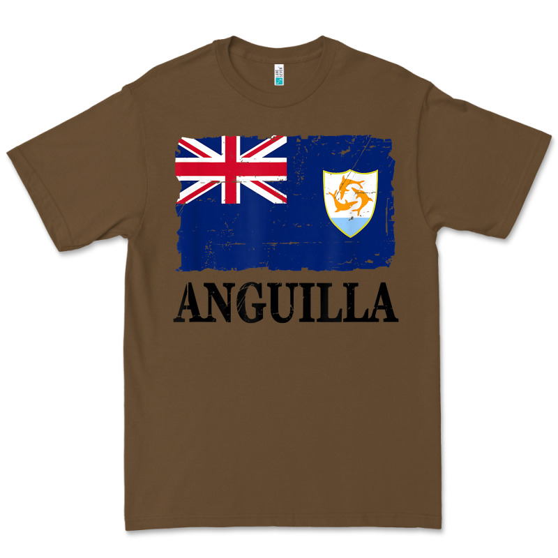 Flag Of Anguilla   Anguilla Banner T Shirt Premium Tee by linhVisuals | Teevron