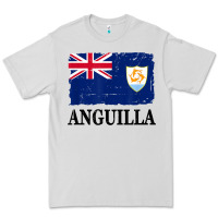 Dove Grey flag of anguilla   anguilla banner t shirt Premium Tee - linhVisuals