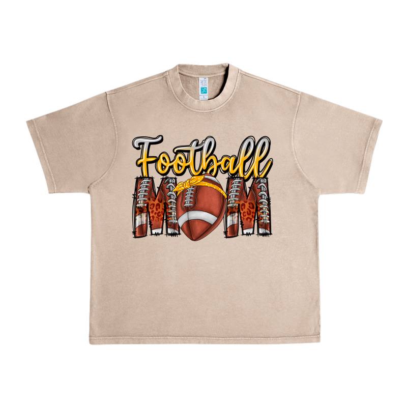 Football Mom Urban Heavy Tee by CowhideDigitalArt | Teevron