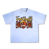Grape Ice Football Mom Urban Heavy Tee - CowhideDigitalArt