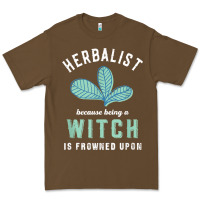 Cacao funny herbalist because a witch is frowned upon herbalism t shirt Premium Tee - linhVisuals