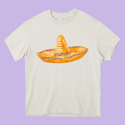Sombrero Fa Element Heavy Core Tee Designed By Fadigitalartstudio