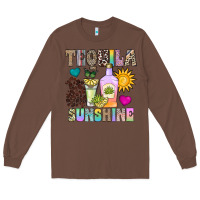 Chestnut Tequila Sunshine Long Sleeve Tee - CowhideDigitalArt