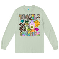 Matcha Tequila Sunshine Long Sleeve Tee - CowhideDigitalArt