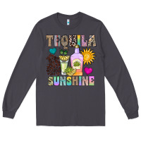 Smoke Tequila Sunshine Long Sleeve Tee - CowhideDigitalArt