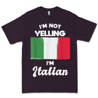 I'm Not Yelling I'm Italian T Shirt Premium Tee | Teevron