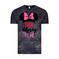 Cloud Black Minnie Mouse Vintage Tee - CowhideDigitalArt