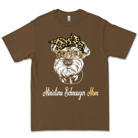 Cacao birthday and mother's day gift miniature schnauzer mom t shirt Premium Tee - linhVisuals