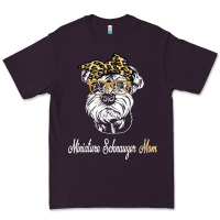 Plum birthday and mother's day gift miniature schnauzer mom t shirt Premium Tee - linhVisuals