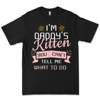Black daddy's kitten ddlg littlespace daddy dom cgl t shirt Premium Tee - linhVisuals