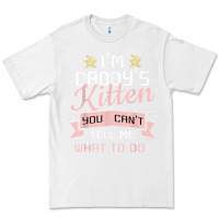 White daddy's kitten ddlg littlespace daddy dom cgl t shirt Premium Tee - linhVisuals