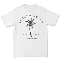 White retro cool laguna beach california palm tree unique novelty sweatshirt Premium Tee - linhVisuals